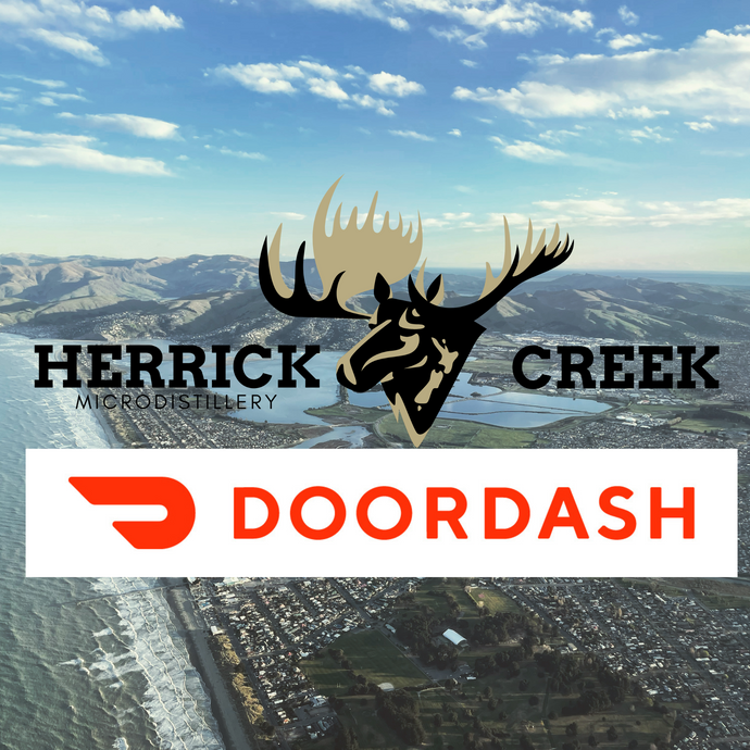 You can now order Herrick Creek spirits on Doordash in Christchurch
