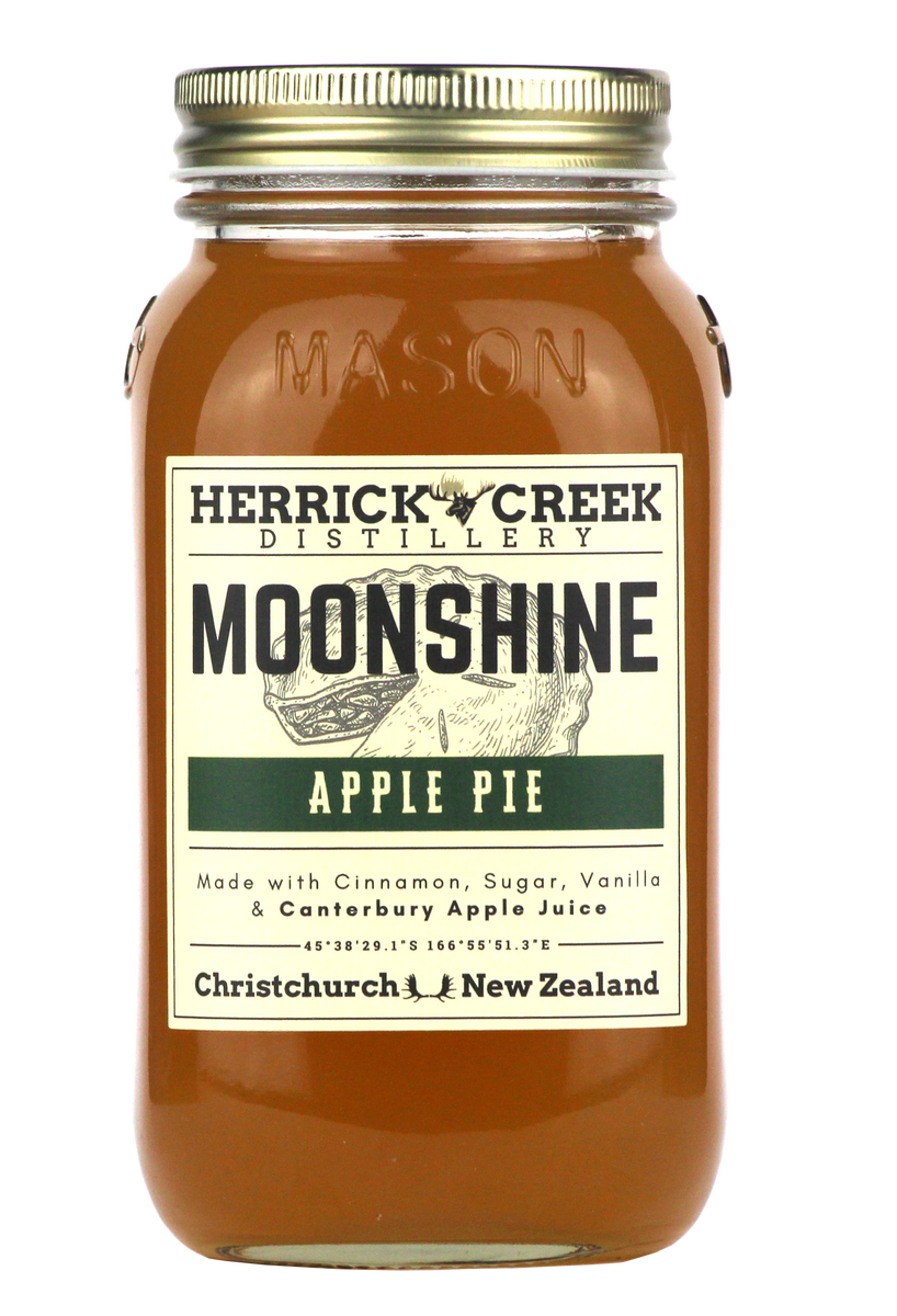 Apple Pie Moonshine Canterbury Apple Juice NZ Moonshine Herrick