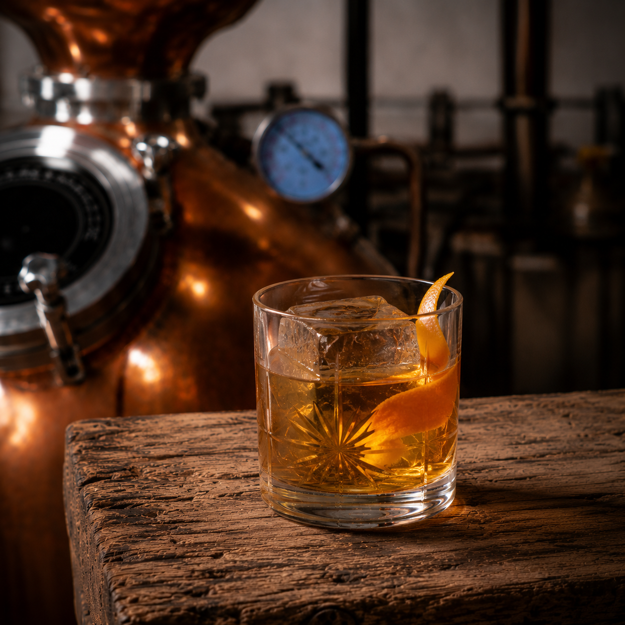 Maple Old Fashioned - Maple Moonshine