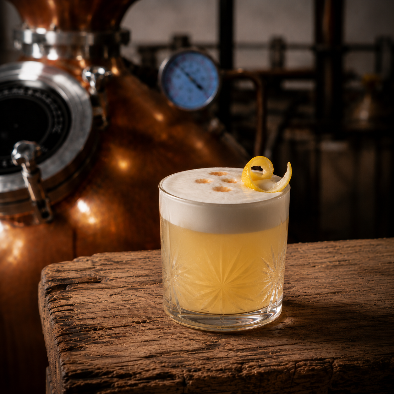 Maple Whisky Sour - Maple Moonshine