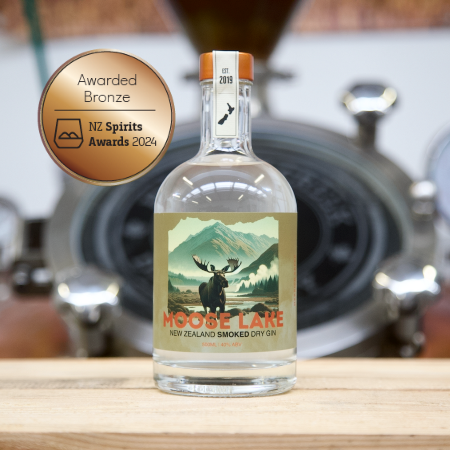 Moose Lake New Zealand Smoked Dry Gin