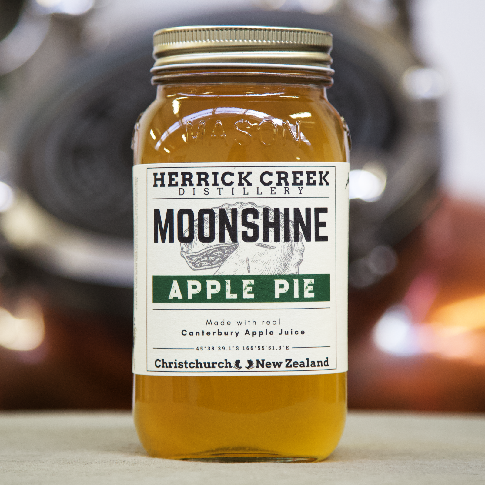 Apple Pie Moonshine by Herrick Creek Distillery