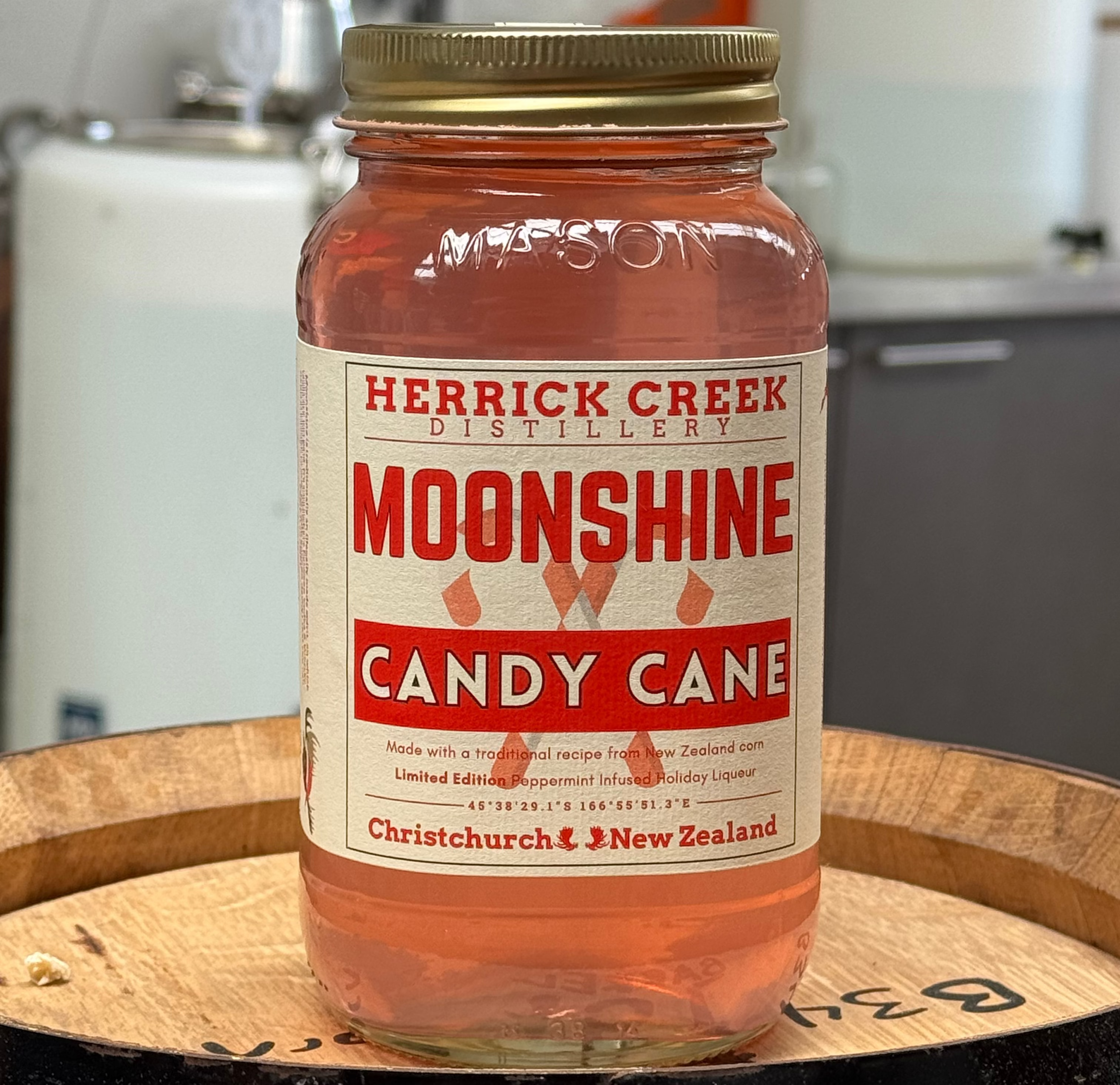 Candy Cane Moonshine by Herrick Creek Distillery