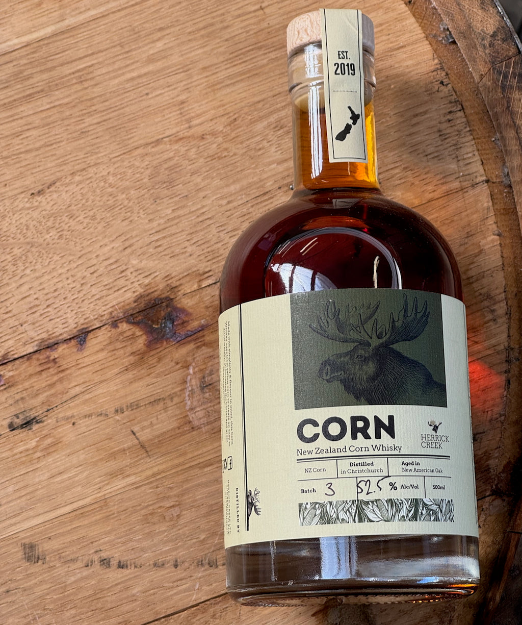 Corn - New Zealand Corn Whisky by Herrick Creek Distillery