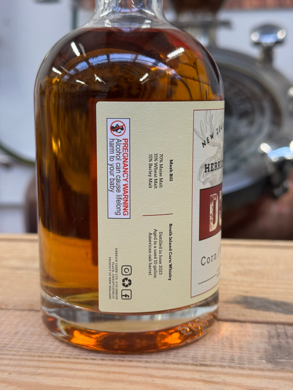 Dusky Single Malt Corn Whisky - DS4 by Herrick Creek Distillery