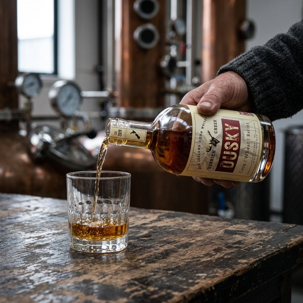 Dusky Single Malt Corn Whisky - DS4 by Herrick Creek Distillery