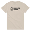 Heavyweight Unisex Crewneck T-shirt | Herrick Creek Jar by Herrick Creek Distillery