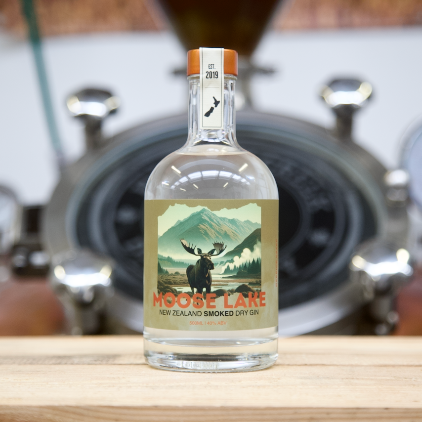 Moose Lake New Zealand Smoked Dry Gin by Herrick Creek Distillery