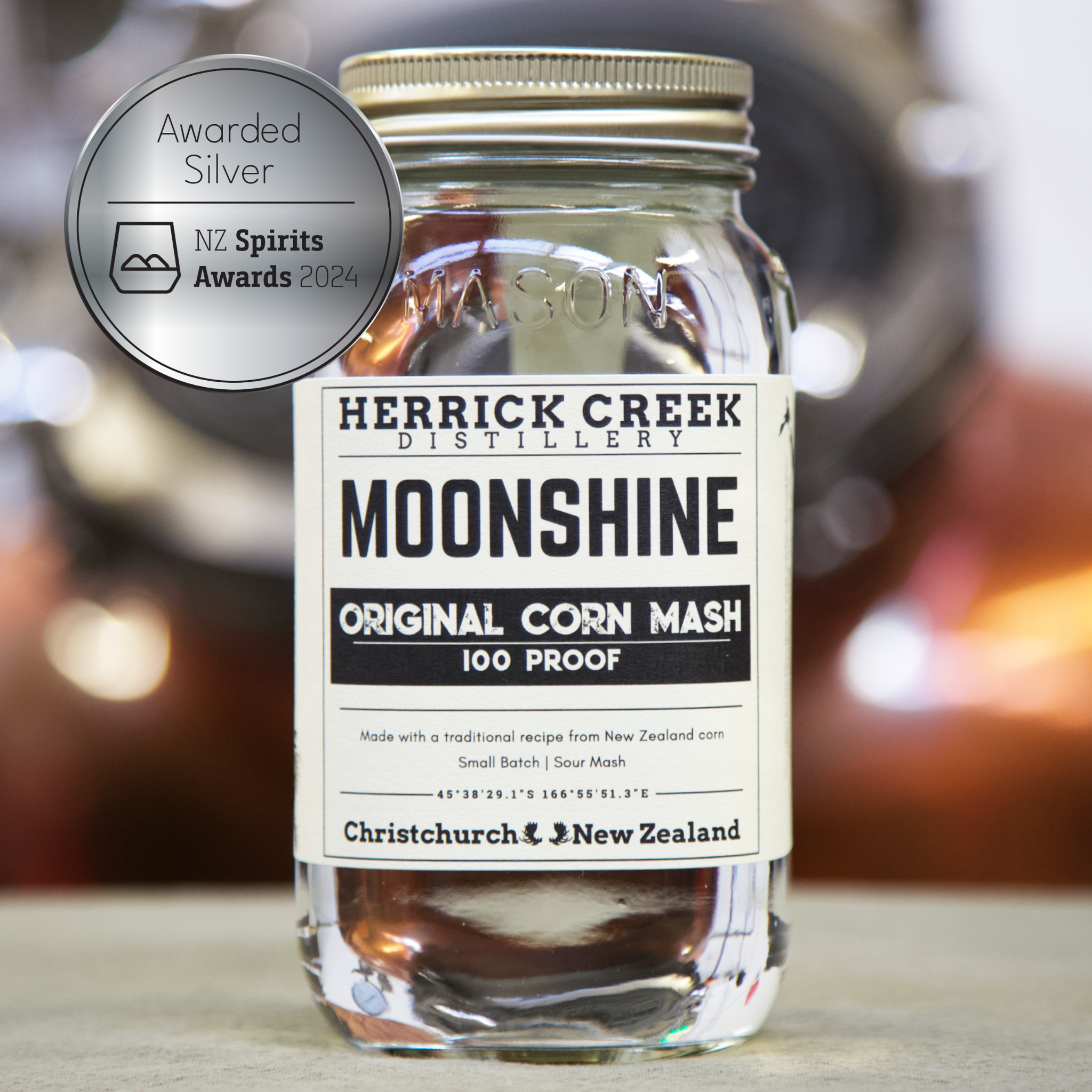 Original Corn Moonshine by Herrick Creek Distillery