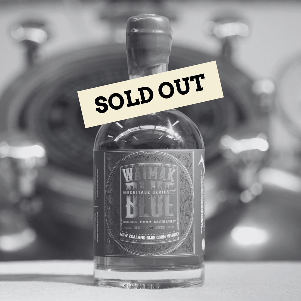 Waimak Blue - New Zealand Blue Corn Whisky by Herrick Creek Distillery